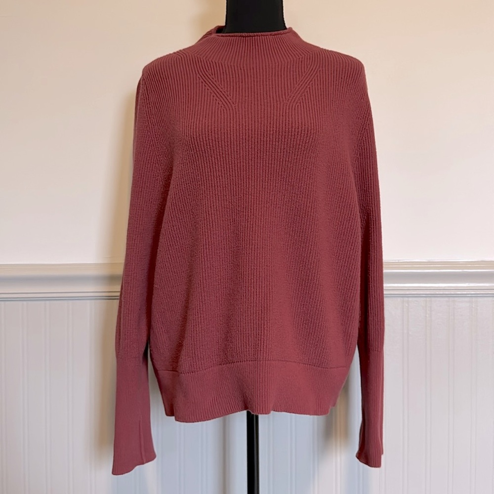Banana Republic Women’s Pullover Sweater Mauve Maroon Sz Lg